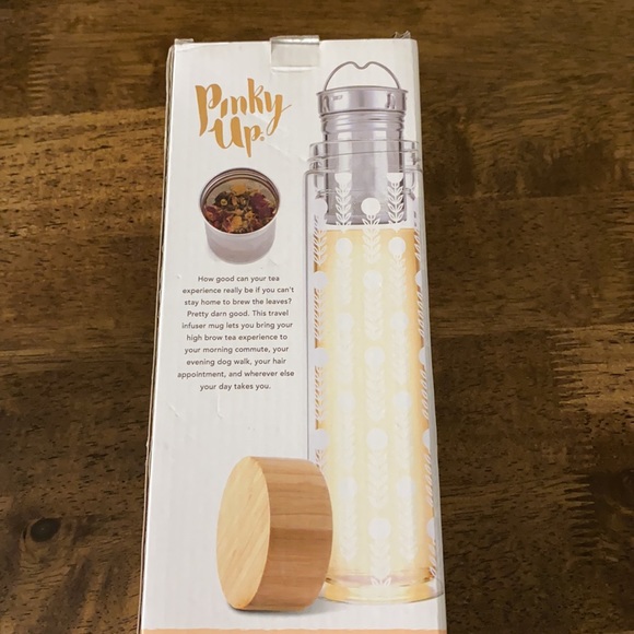 Pinky Up Blair Garden Party Glass Infuser Mug - Picture 5 of 7